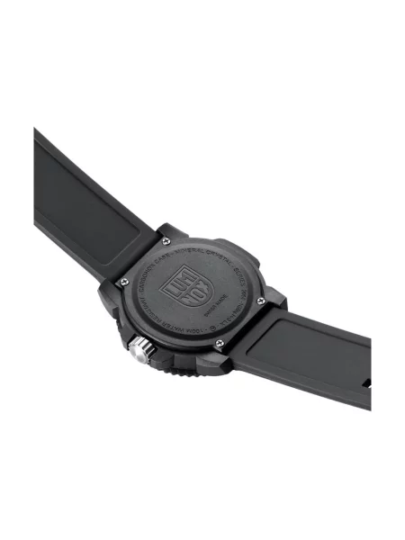 Lniany zegarek Luminox czarny