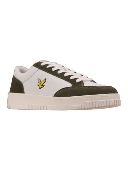Sneakersy Lyle & Scott skórzane białe