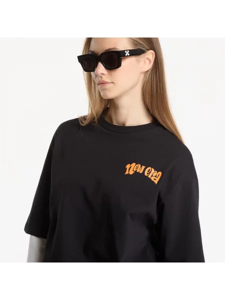 Тениска New Era Food Character Graphic OS Tee UNISEX Black S черно