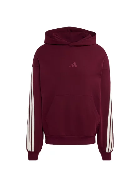 ADIDAS SPORTSWEAR Αθλητική μπλούζα φούτερ ελεφαντόδοντο / μπορντό