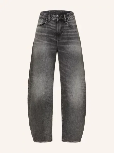G-Star Džíny Barrel Barrel 3d Loose faded scoria grey šedé