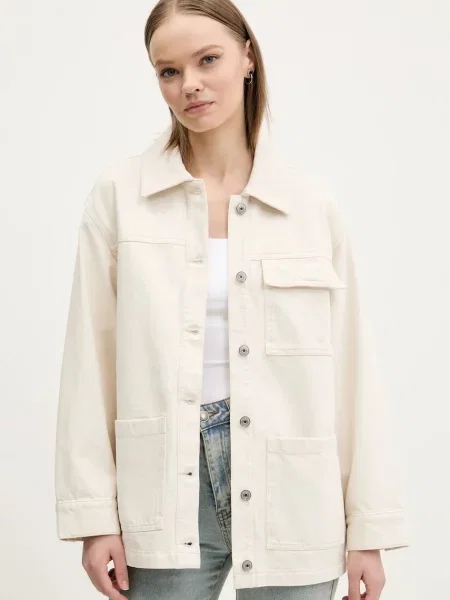 Geacă de tranziție Abercrombie & Fitch bej