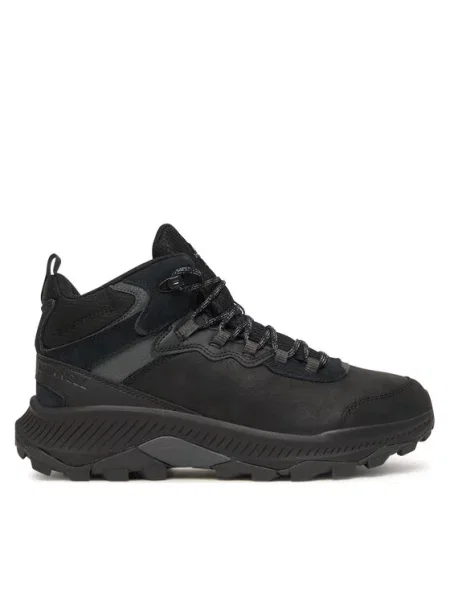 Merrell Трекінгові черевики Speed Strike 2 Leather Mid Waterproof чорний