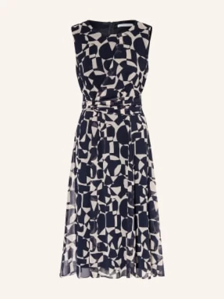 Betty&Co Sukienka blau beżowa