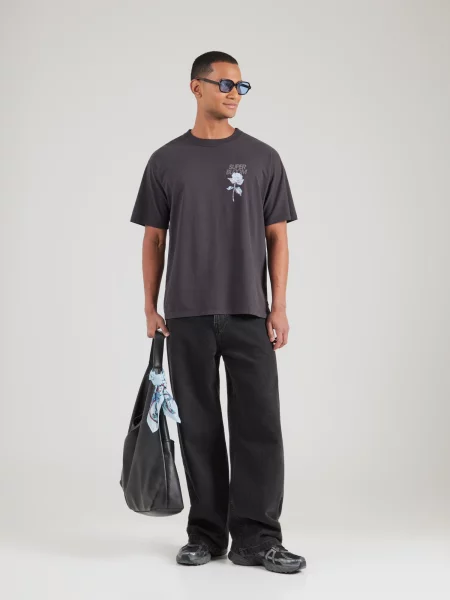 LEVI'S ® Tričko svetlomodrá / tmavosivá čierna