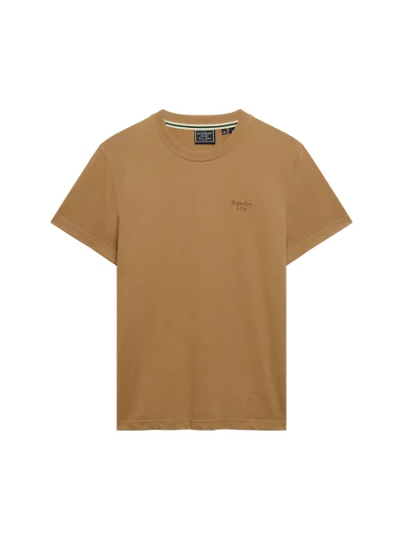 Superdry & Co Tricou Essential Serif deschis maro