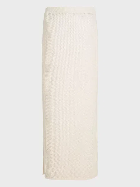 Максі джинсова спідниця Tommy Jeans біла