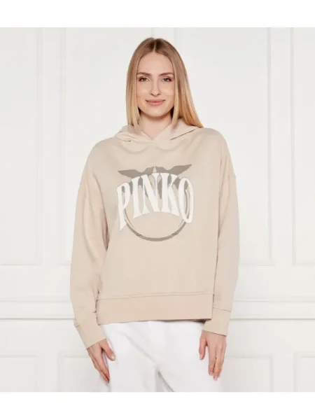 Pinko Hanorac MAKAMBA | Oversize fit bej