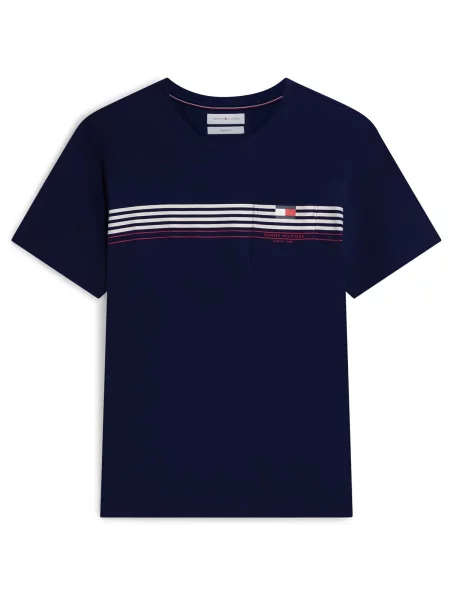 Prugasta majica Tommy Hilfiger plava