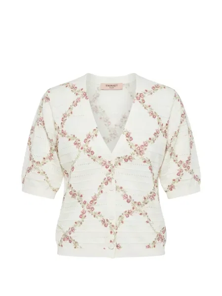 Kardigan Twinset z nadrukiem