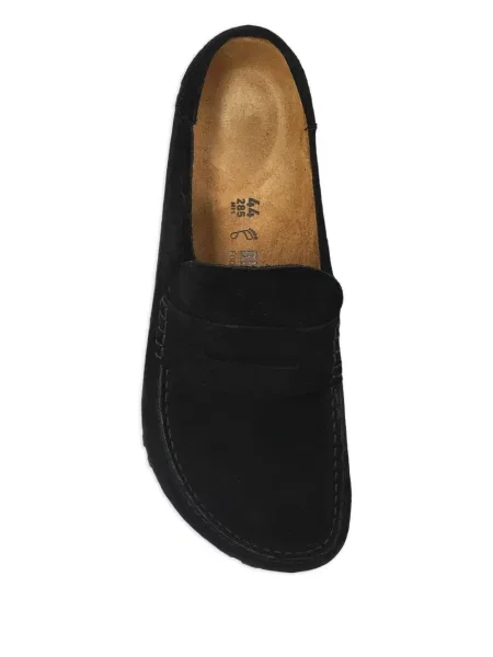 Zomšinės mulės Birkenstock juoda