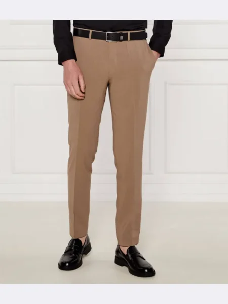 HUGO Pantaloni | Extra slim fit maro