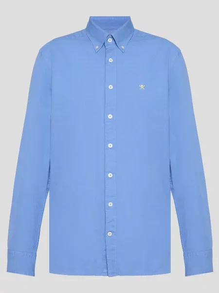 Рубашка Hackett London голубая
