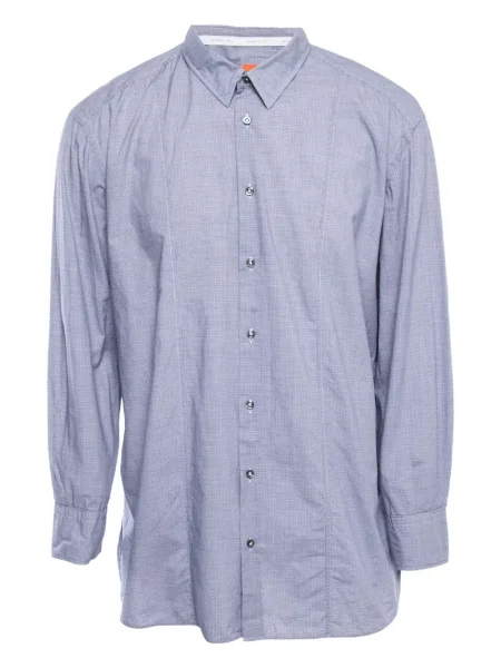 Košulja Boss karirana plava