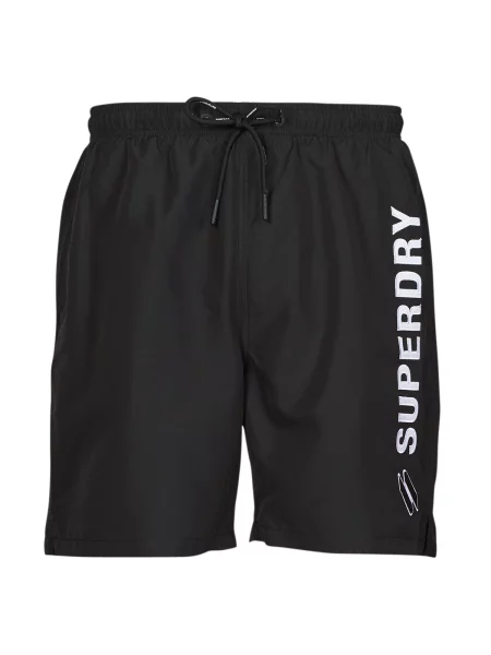 Scurt pantaloni Superdry negru