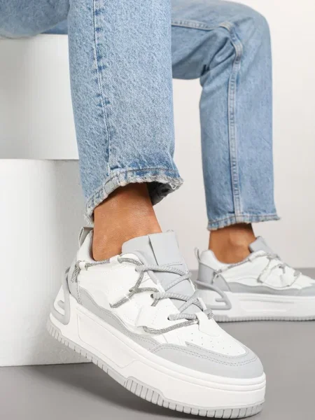 Sneakers Aneolin Gri alb