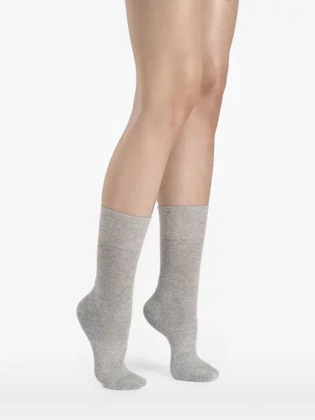Șosete Wolford din material terry gri