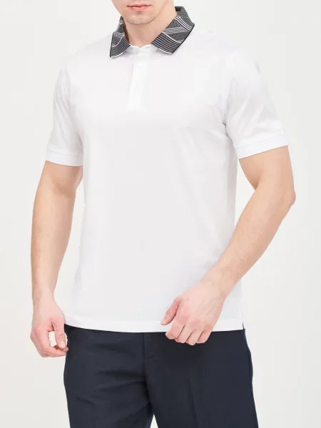 Поло Karl Lagerfeld белое
