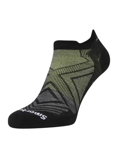 SMARTWOOL Sportovní ponožky Zero Cushion šedá / světle zelená / černá bílá