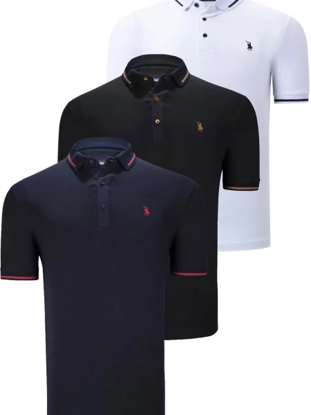 Tricou polo Dewberry negru