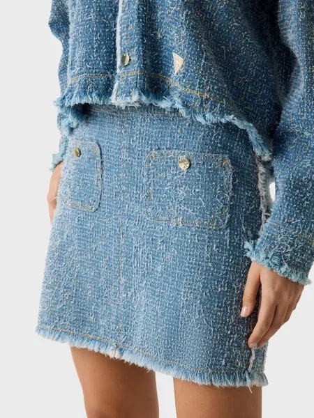 Спідниця Guess блакитна