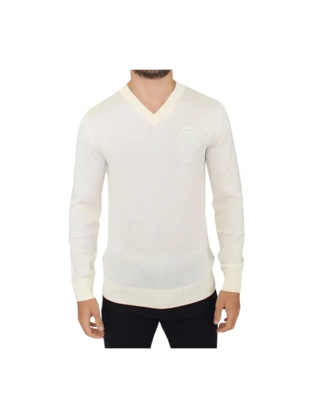 Sweter Ermanno Scervino wełniany biały