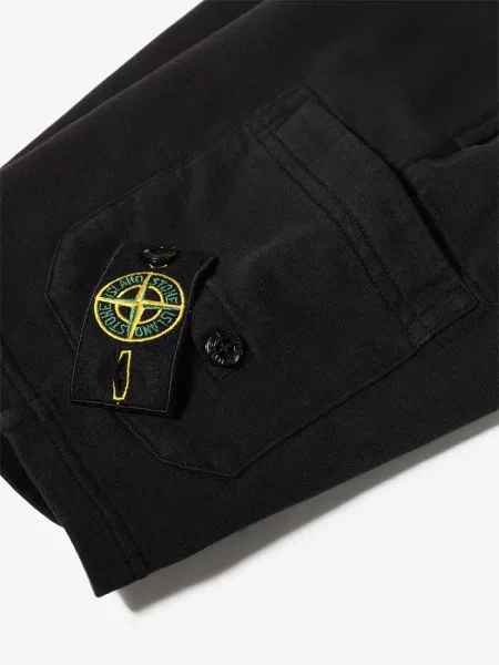 Szorty dziecięce Stone Island czarne