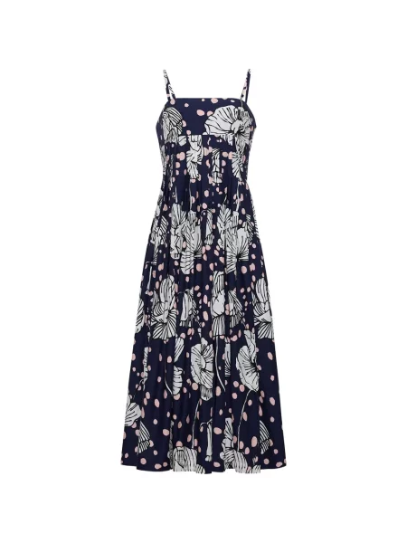 Rochie midi Cara Cara albastru