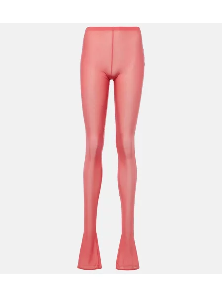 Leggings Blumarine transparente roz