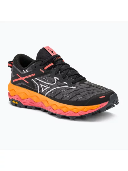 Дамски обувки за бягане Wave Mujin 10 black/white/hot coral бяло