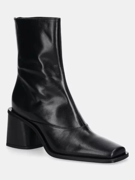 Кожени боти Kenzo Kimi Ankle Boots черно