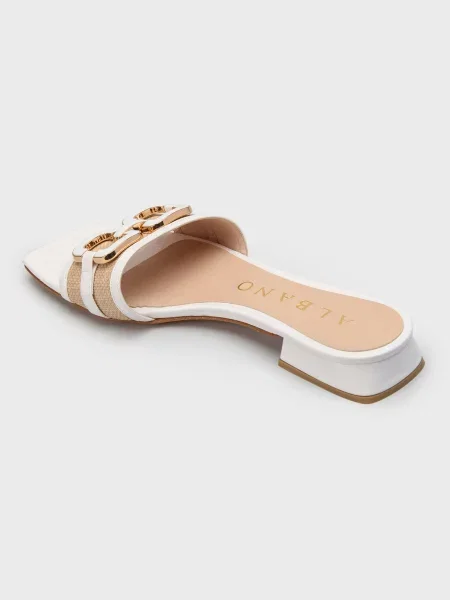 Шлепанцы Albano белые