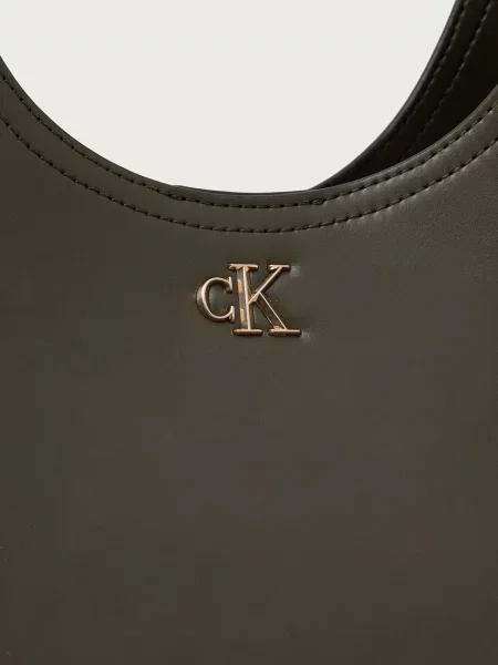 Calvin Klein Táska Ck Medium Shoulder Bag Sötétzöld zöld