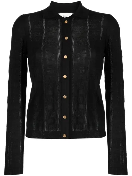 Cardigan Bally de lână negru