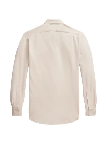 Matlasat tricou polo Polo Ralph Lauren cu decolteu rotund cu autograf roșu