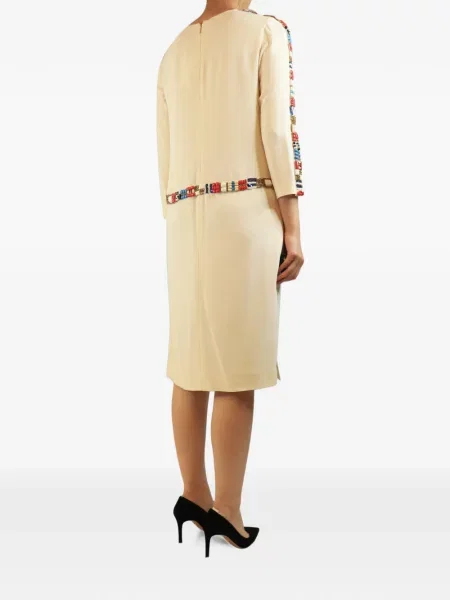 Rochie midi Tory Burch de mătase cu mărgele