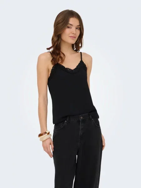 ONLY Top ONLAMANDA' negru