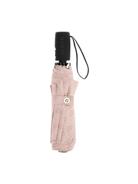 Parasol Guess z logo różowy