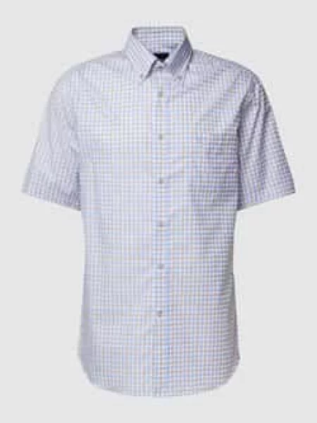 Koszula casualowa o kroju regular fit w kratkę vichy Paul & Shark beżowa