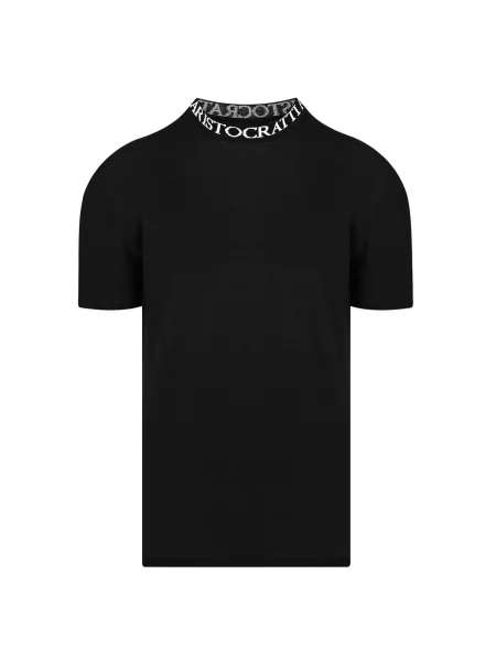ARISTOCRATTI Tricou PRIME – Premium T-Shirt Made from Fine Knit Cotton' negru