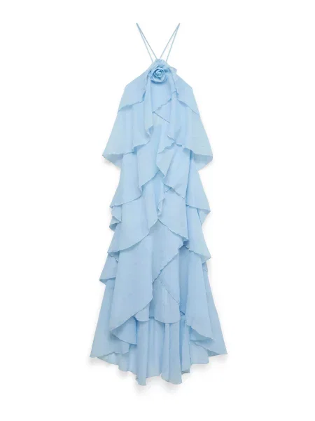 VERO MODA Rochie de seară VMDelilah deschis albastru