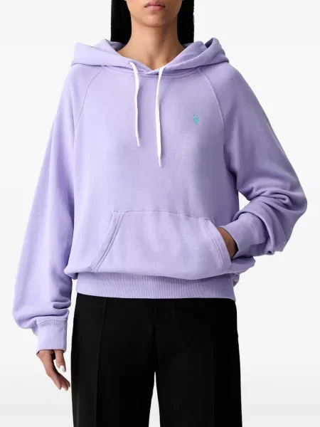 Șapcă Polo Ralph Lauren din fleece cu cordon cu imagine negru