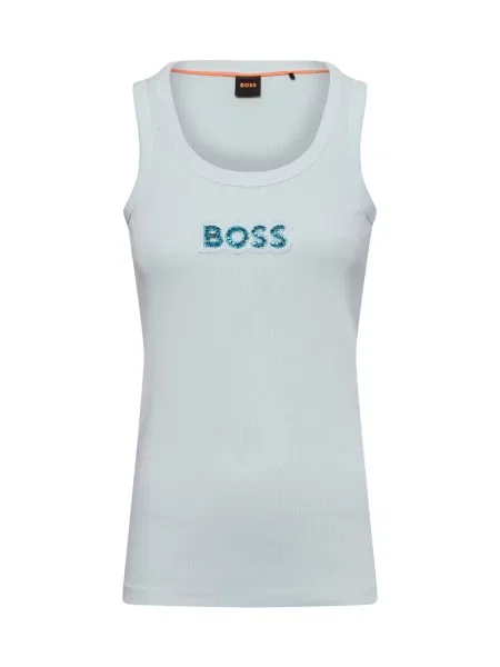 Top Boss Orange koronkowy niebieski