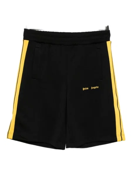 Pantaloni scurți Palm Angels cu broderie negru