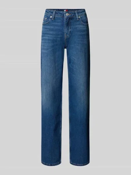 Spodnie z prostymi nogawkami z mieszanka bawełny model SOPHIE' Tommy Jeans