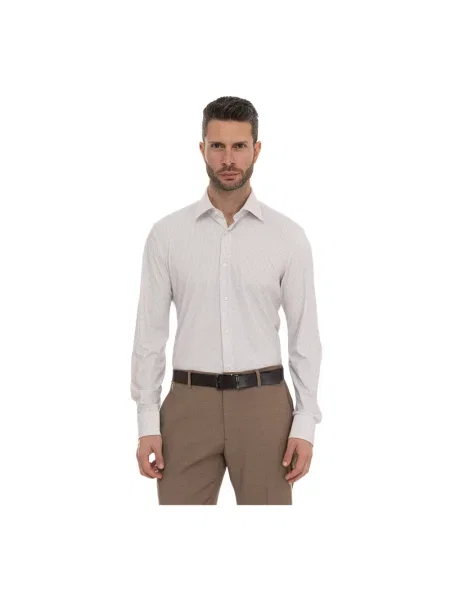 Koszula Boss casual beżowa