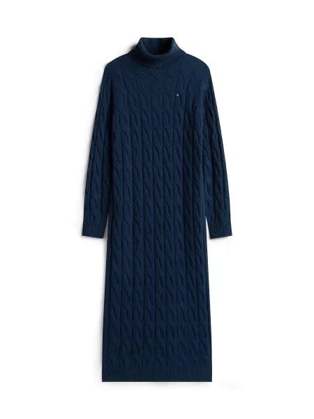 Tommy Hilfiger Rochie tricotată Bleumarin albastru