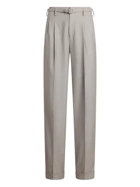 Pantaloni Ralph Lauren Collection plisate gri