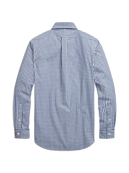 Matlasat tricou polo Polo Ralph Lauren cu decolteu rotund cu autograf roșu