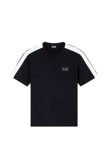 Ριγέ μπλούζα Ea7 Emporio Armani με σχέδιο μαύρο